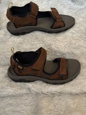 Teva Men's Brown Suede Trailpulse River Sandals Size 10 USA 9UK EU43 Japan 28